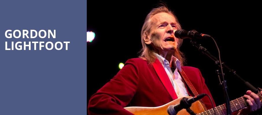 Gordon Lightfoot, Capitol Theatre , Clearwater