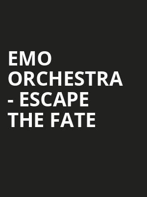 Emo Orchestra Escape the Fate, Capitol Theatre , Clearwater